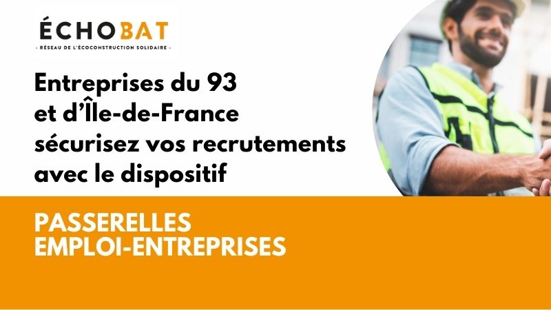 Passerelles Emploi-Entreprises, le  dispositif qui met en relation les entreprises du 93 et demandeurs d'emploi